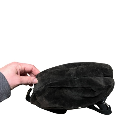 Vintage Juicy Couture Y2K  black velvet Juicy chain detail crossbody rare - Picture 7 of 16